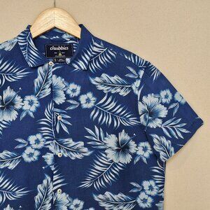 Chubbies Short Sleeve Dad Fit Floral Print Camp Shirt S
